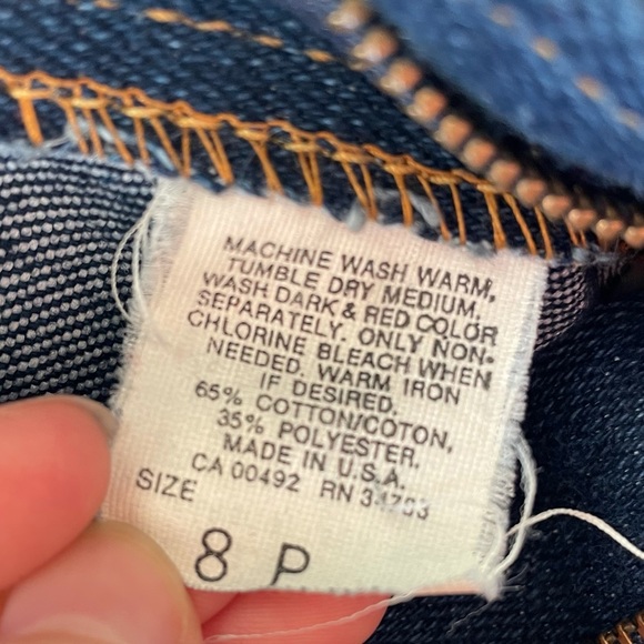 Vintage 80s Lee High-Waisted Jeans - Picture 8 of 9